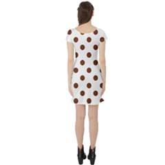 Short Sleeve Skater Dress Back