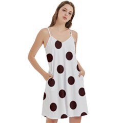 Mini Camis Dress With Pockets 