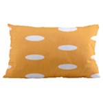 Polka Dots - White on Pastel Orange Samsung Galaxy Note 4 Case (Black)