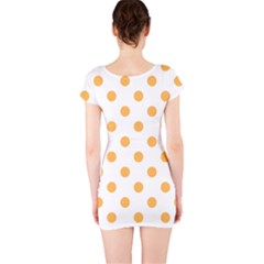 Short Sleeve Bodycon Dress Back