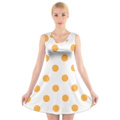 V-Neck Sleeveless Dress 