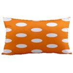 Polka Dots - White on Orange Samsung Note 4 Hardshell Back Case