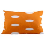 Polka Dots - White on Orange Samsung Galaxy Note 4 Case (Black)