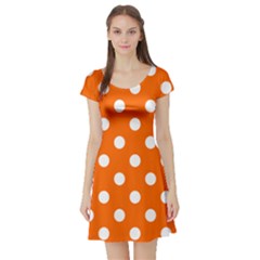 Short Sleeve Skater Dress Front