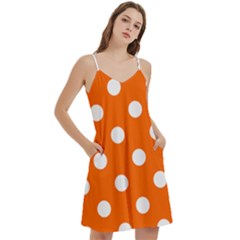 Mini Camis Dress With Pockets 