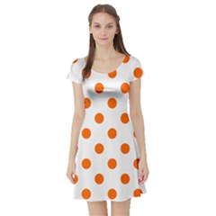 Short Sleeve Skater Dress Front
