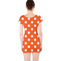 Short Sleeve Bodycon Dress Back