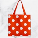 Zipper Grocery Tote Bag 