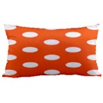 Polka Dots - White on Tangelo Orange Samsung Note 4 Hardshell Back Case