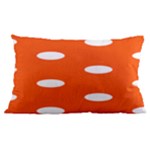 Polka Dots - White on Tangelo Orange Samsung Galaxy Note 4 Case (Black)