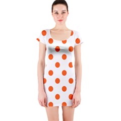 Short Sleeve Bodycon Dress Front