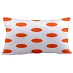 Polka Dots - Tangelo Orange on White Samsung Note 4 Hardshell Back Case