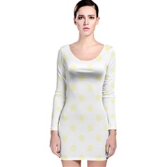 Long Sleeve Velvet Bodycon Dress 