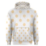 Polka Dots - Navajo White Yellow on White Men s Pullover Hoodie