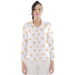 Polka Dots - Navajo White Yellow on White Wind Breaker (Women)