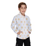 Polka Dots - Navajo White Yellow on White Wind Breaker (Kids)
