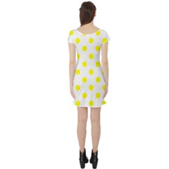 Short Sleeve Skater Dress Back
