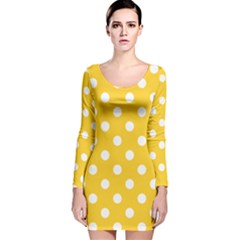 Long Sleeve Velvet Bodycon Dress 