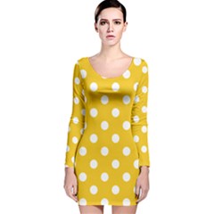 Long Sleeve Velvet Bodycon Dress 