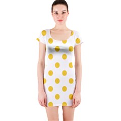 Short Sleeve Bodycon Dress Front