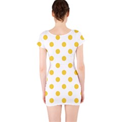 Short Sleeve Bodycon Dress Back