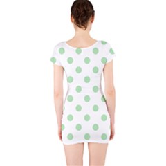 Short Sleeve Bodycon Dress Back