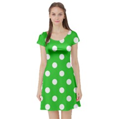 Short Sleeve Skater Dress Front