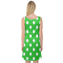 Sleeveless Satin Nightdress Back