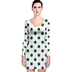 Long Sleeve Velvet Bodycon Dress 