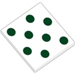 Polka Dots - Forest Green on White Small Memo Pads