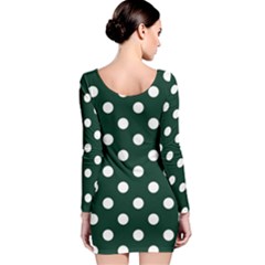 Long Sleeve Velvet Bodycon Dress 