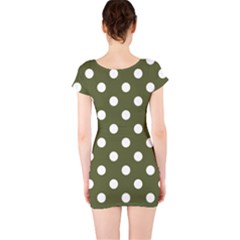 Short Sleeve Bodycon Dress Back