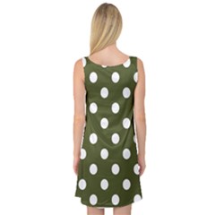 Sleeveless Satin Nightdress Back
