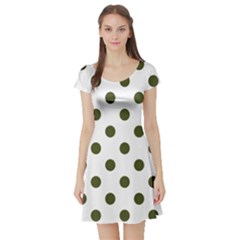 Short Sleeve Skater Dress Front
