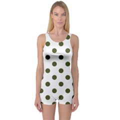One Piece Boyleg Swimsuit 
