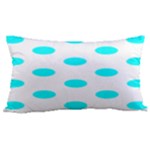Polka Dots - Aqua Cyan on White Samsung Note 4 Hardshell Back Case