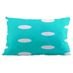 Polka Dots - White on Bright Turquoise Samsung Galaxy Note 4 Case (Black)