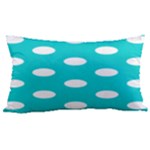 Polka Dots - White on Cyan Samsung Note 4 Hardshell Back Case