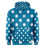 Polka Dots - White on Cerulean Men s Pullover Hoodie