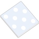 Polka Dots - White on Pastel Blue Small Memo Pads