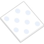 Polka Dots - Pastel Blue on White Small Memo Pads