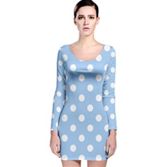 Long Sleeve Velvet Bodycon Dress 