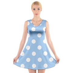 V-Neck Sleeveless Dress 