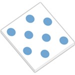 Polka Dots - Iceberg Blue on White Small Memo Pads