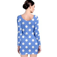 Long Sleeve Velvet Bodycon Dress 