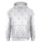 Polka Dots - Pastel Violet on White Men s Pullover Hoodie
