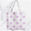 Zipper Grocery Tote Bag 