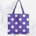 Zipper Grocery Tote Bag 