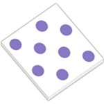 Polka Dots - Ube Violet on White Small Memo Pads