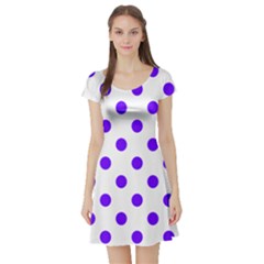 Short Sleeve Skater Dress Front